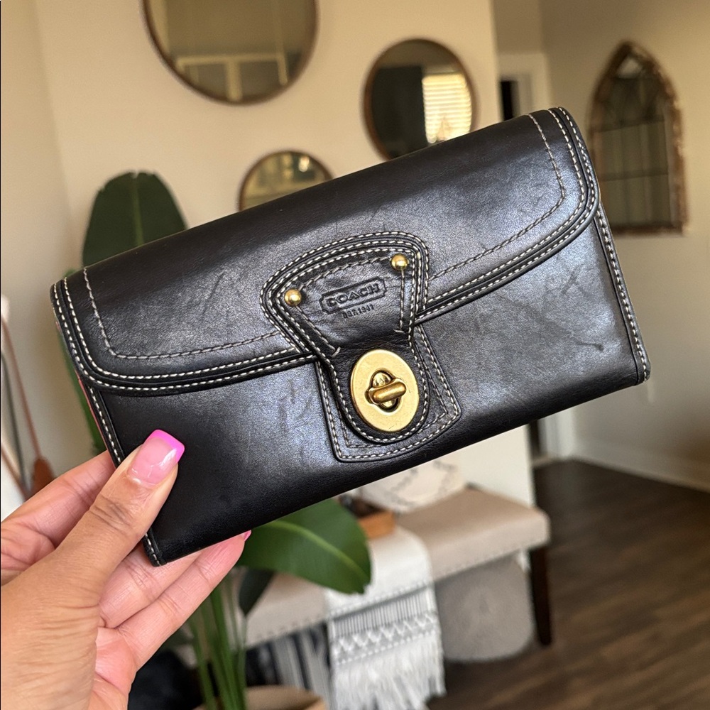 ❌❌SOLD❌❌🖤💖🖤VTG COACH Legacy Ali Leather Wallet🖤💖🖤 - Picture 3 of 16